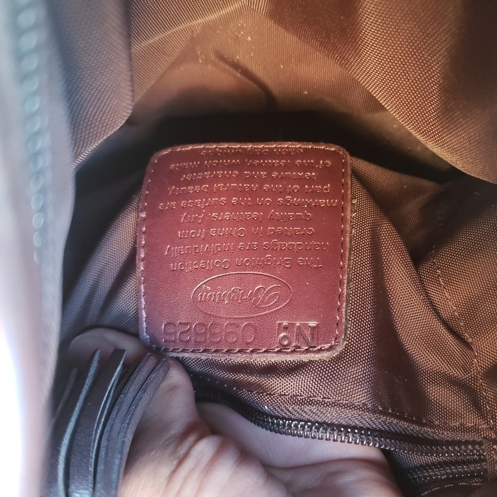 Brighton Heart Woven Leather Bucket Handbag - Picture 9 of 9